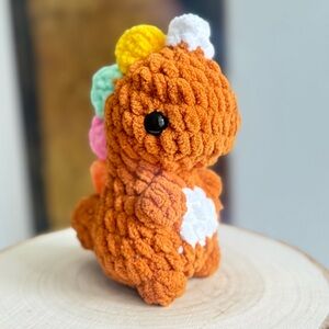 Handmade Crochet Baby Dinosaur Kawaii Plushie Mini Dino Gift